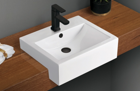Space-Saving Solutions: Incorporating Semi-Recessed Basins in Small Bathrooms