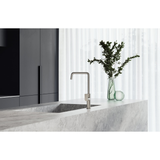 Mekko Sink Phoenix Mixer 190mm Squareline - Brushed Nickel