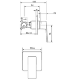 Blaze Shower Methven Mixer - Matte Black