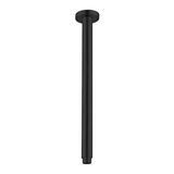 Nero 300Mm Round Ceiling Arm - Matte Black