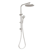 Vivid Slimline Twin Phoenix Shower - Brushed Nickel