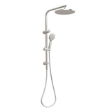Vivid Slimline Twin Phoenix Shower - Brushed Nickel