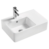 Delta Care Wall Hung Basin Fienza Left Hand Bowl