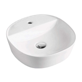 Chica 1 Tap Hole Above Counter Fienza Basin 405X405X120 White Rb2201