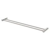 Vivid Slimline Double Phoenix Towel Rail 800mm - Brushed Nickel
