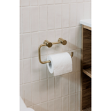 Vivid Slimline Phoenix Toilet Roll Holder - Brushed Gold