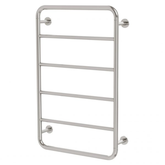 Vivid Slimline Phoenix Towel Ladder 800 X 500mm - Brushed Nickel
