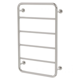 Vivid Slimline Phoenix Towel Ladder 800 X 500mm - Brushed Nickel