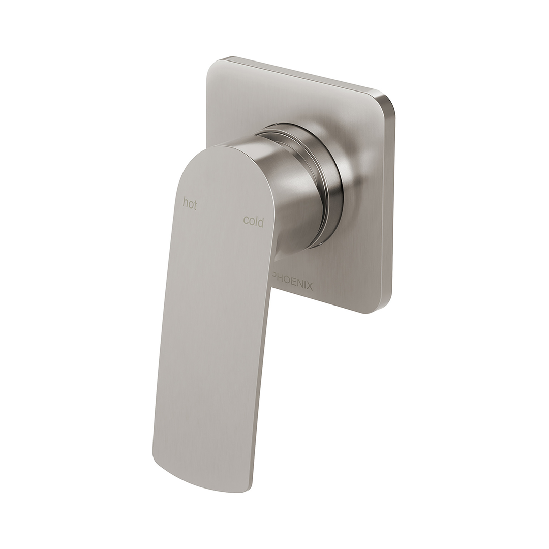 Phoenix Mekko Switchmix Shower/Wall Mixer Fit Off Kit - Brushed Nickel