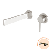 Lexi Mkii Switchmix Wall Bath Phoenix Mixer Set 200Mm Fit-Off Kit - Brushed Nickel