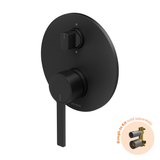 Lexi Mkii Switchmix Shower / Bath Diverter Phoenix Mixer Fit-Off Kit - Matte Black