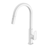 Nauge Nauge Pull Out Phoenix Sink Mixer 200mm - Matte White