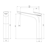 Nauge Nauge Vessel Phoenix Mixer - Matte White