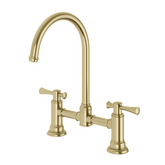 Cromford Exposed Phoenix Sink Set - Brushed Gold
