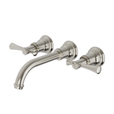 Cromford Cromford Wall Basin / Bath Phoenix Tap Set - Brushed Nickel