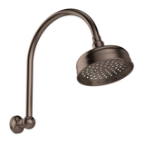 Phoenix Cromford High-Rise Shower Arm & Rose - Brushed Bronze