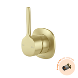 Vask Switchmix Shower / Wall Phoenix Mixer Pin Up Fit-Off Kit - Brushed Gold