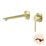 Vask Switchmix Wall Basin / Bath Phoenix Mixer Set 200Mm Fit-Off Kit - Brushed Gold