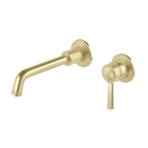 Wiltern Wiltern Wall Basin / Bath Phoenix Mixer Set 190mm - Brushed Gold