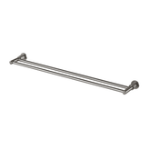Wiltern Wiltern Double Phoenix Towel Rail 800mm - Brushed Carbon