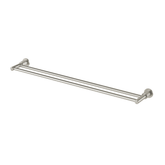 Wiltern Wiltern Double Phoenix Towel Rail 800mm - Brushed Nickel