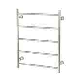 Wiltern Heated Towel Phoenix Ladder 550mm x 750mm - Brushed Nickel