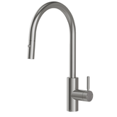 Vivid Mkii Pull Out Sink Phoenix Mixer 240Mm Gooseneck - Brushed Carbon 146-7120-31-1