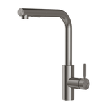 Pull Out Phoenix Vivid MKII Sink Mixer 230mm L-Shaped - Brushed Carbon