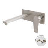Phoenix Arlo Wall Basin / Bath Mixer Set 200Mm Trim Kit Only - Brushed Nickel