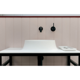 Wall Bath Outlet Phoenix Vivid Slimline Curved 180mm - Matt Black