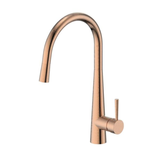 Galiano Pull Down Sink Greens Mixer - Brushed Copper