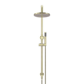 Meir Round Combination Shower Rail 200Mm Rose Single Function Hand Shower - Tiger Bronze