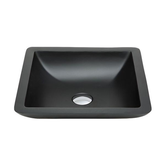 Classique 420 Above Counter Solid Surface Fienza Basin - Matte Black
