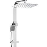 Koko Twin Rail Fienza Shower With Hand Shower Chrome