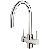 Vivid Filtered Sink Phoenix Mixer 220mm Gooseneck No Filters  - Chrome
