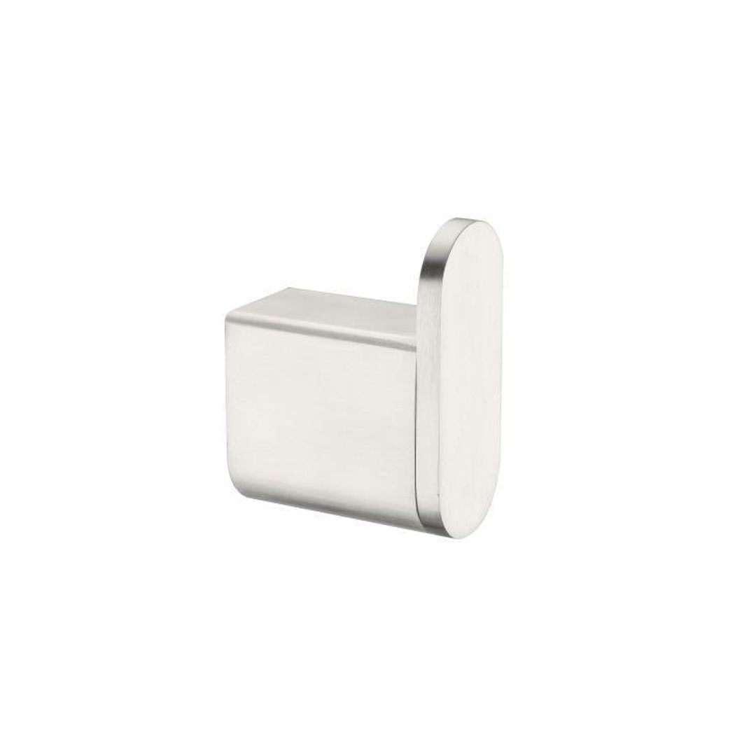 Nero Bianca Robe Hook - Brushed Nickel