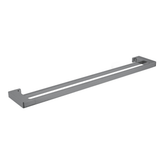 Nero Pearl/Vitra Double Towel Rail 600mm - Gunmetal Grey