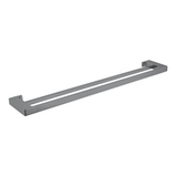 Nero Pearl/Vitra Double Towel Rail 600mm - Gunmetal Grey