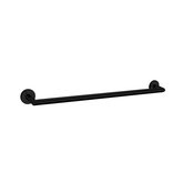 Nero Dolce 700Mm Single Towel Rail - Matte Black