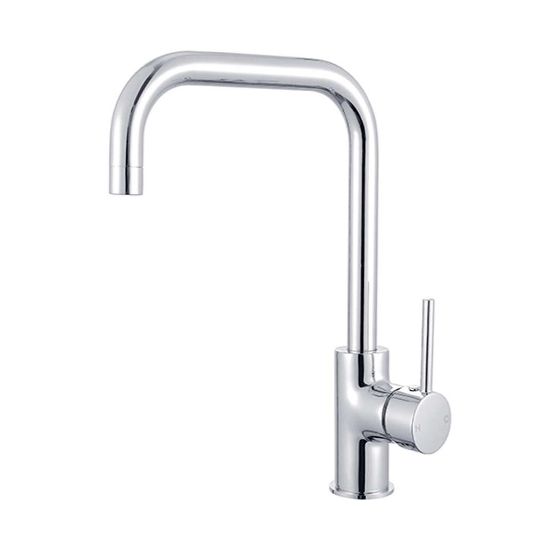 Nero Dolce Kitchen Mixer Square Shape Shower - Chrome