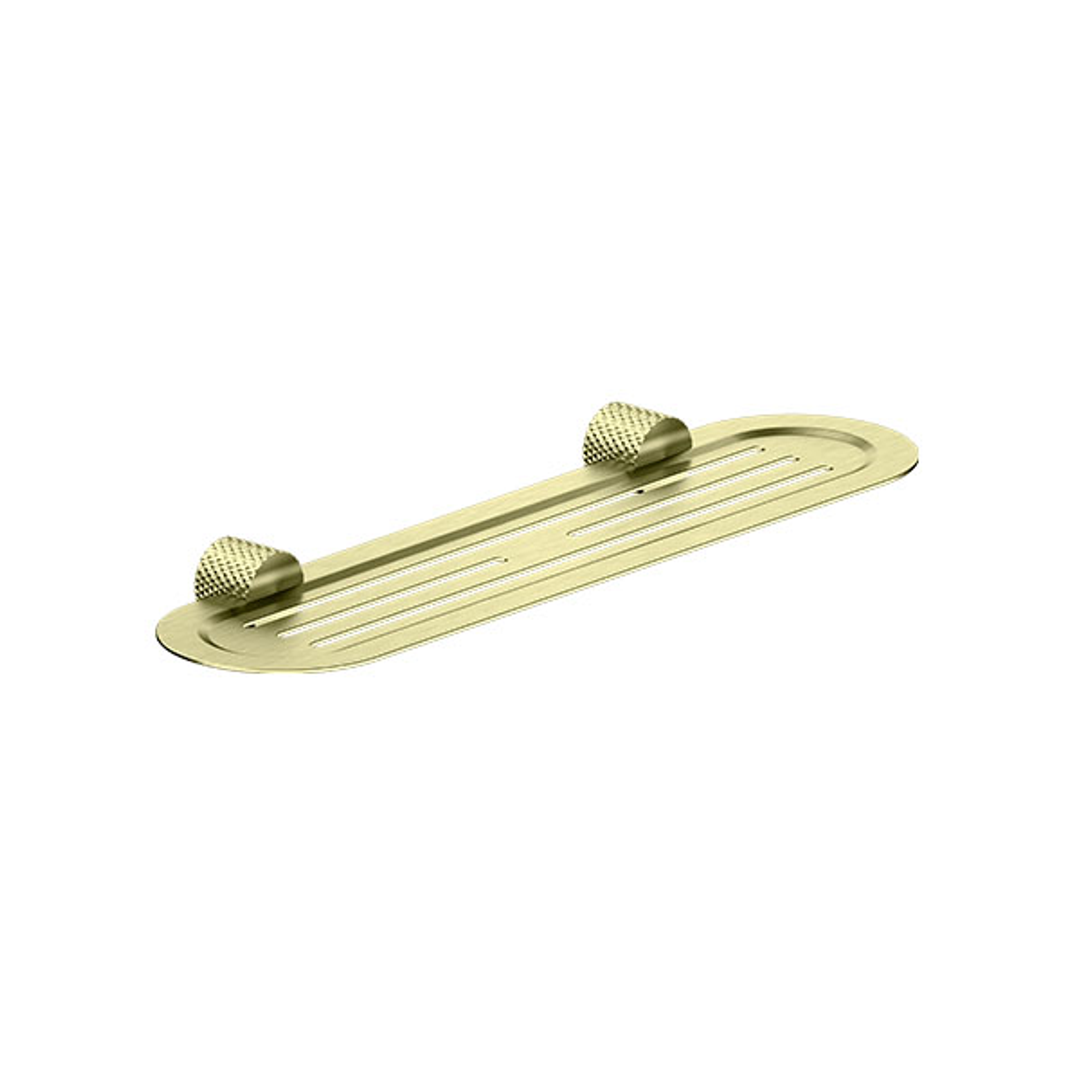 Nero Opal Metal Shelf - Brushed Gold