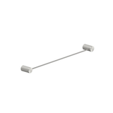 Nero Opal Single Towel Rail - Brushed Nickel 600mm