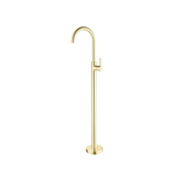 Dolce Floor Mount Nero Mixer - Brushed Gold