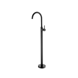 Dolce Floormount Nero Mixer Shower - Matt Black