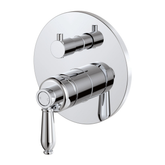 Eleanor Wall Diverter Fienza Mixer - Chrome/Chrome