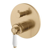 Eleanor Wall Fienza Mixer Diverter - Urban Brass/Ceramic