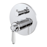 Eleanor Wall Diverter Fienza Mixer - Chrome/Ceramic