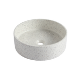 Perugia Concrete BNK Basin 390 X 390 X 120mm - Light Terrazzo