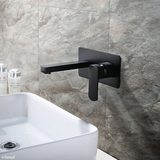Fienza Koko Wall Basin Mixer Matte Black