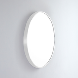 Modern Round Remer Mirror 810 x 810 - Matt White